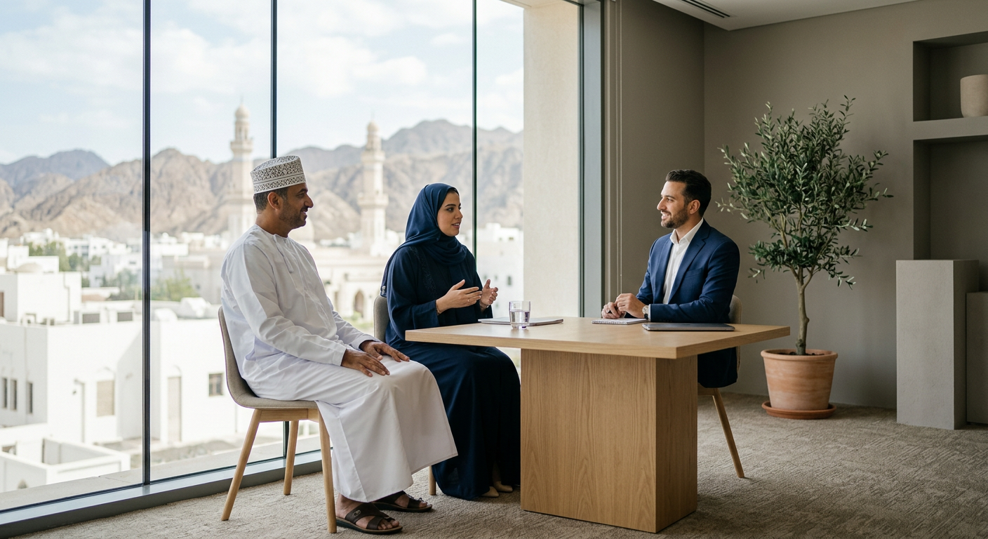 The Innovation Labs team in their Muscat office